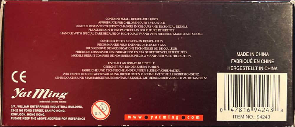 Yat Ming 2003 - Diecast Metal Collection toy car collectible - Main Image 2