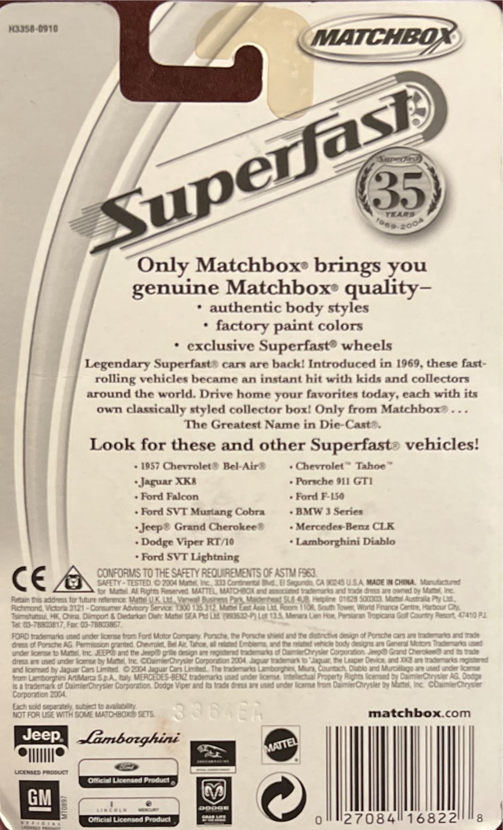 Matchbox 2004 Superfast - Superfast toy car collectible - Main Image 2