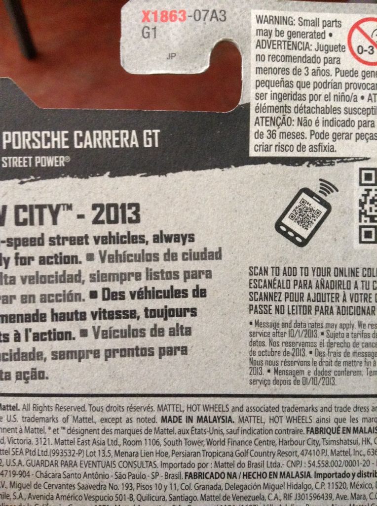 2013 Porsche Carrera Gt - 2013 HW City - Street Power toy car collectible - Main Image 2