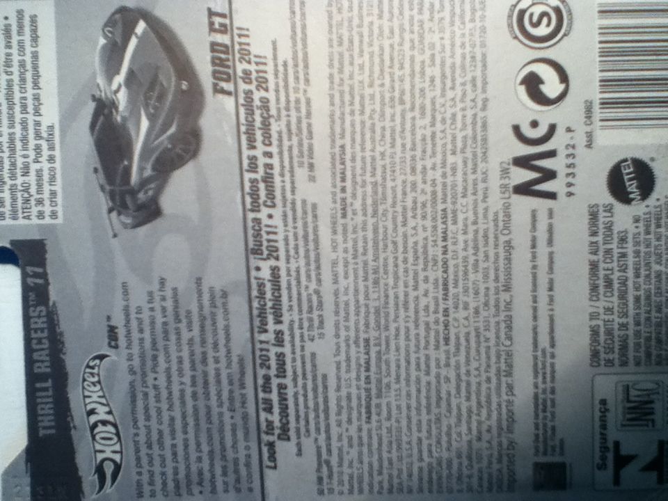 Ford Gt - Thrill Racers Raceway 11 toy car collectible - Main Image 2