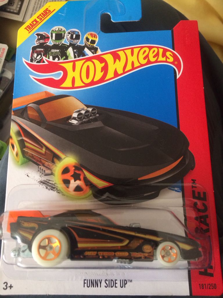 Funny Side Up - 2014 - HW Race - Night Storm toy car collectible - Main Image 2