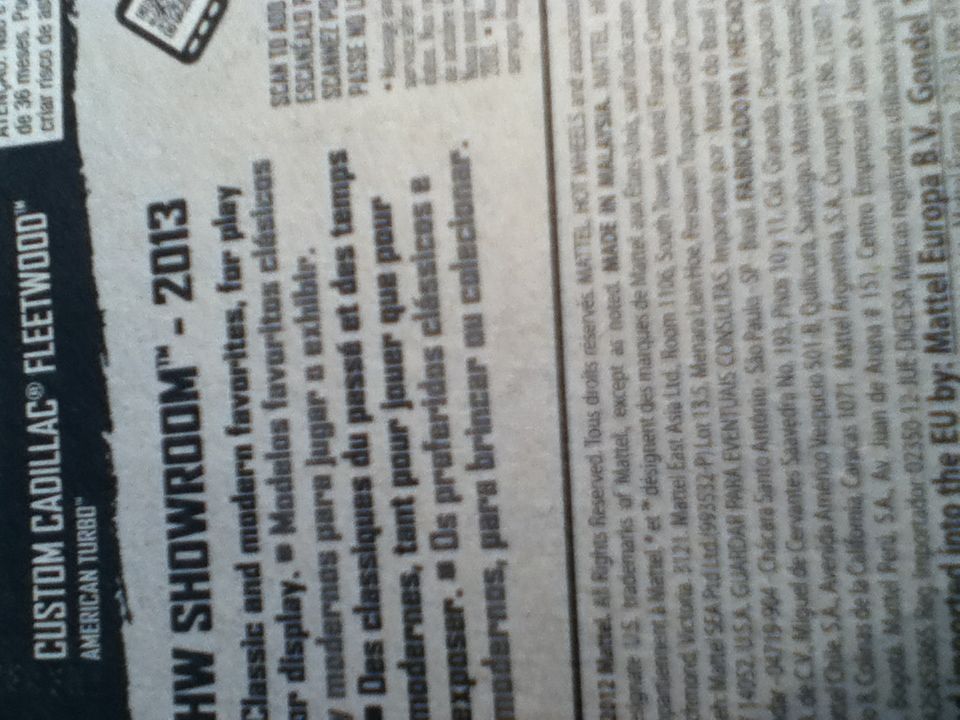 Custom Cadillac Fleetwood - 2013 - HW Showroom - American Turbo toy car collectible - Main Image 2