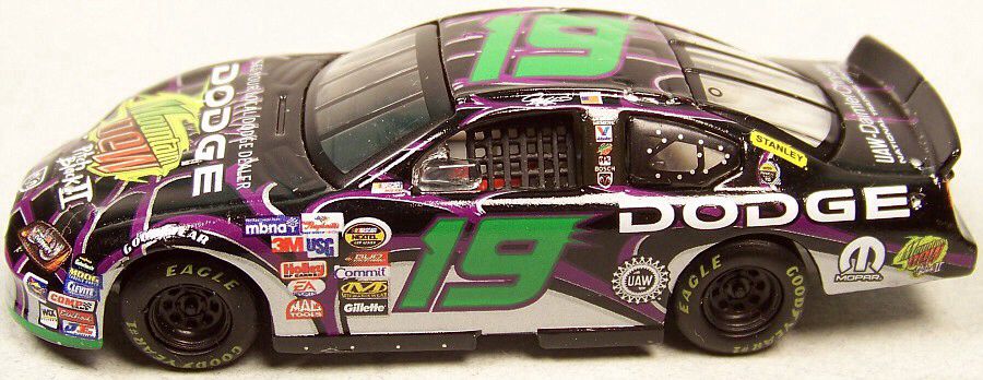 Jeremy Mayfield #19 Mountain Dew Pitch Black - Nextel Cup toy car collectible - Main Image 2