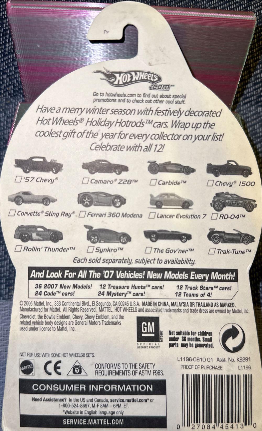 Chevy 1500 - 2006 Holiday Hotrods toy car collectible - Main Image 3