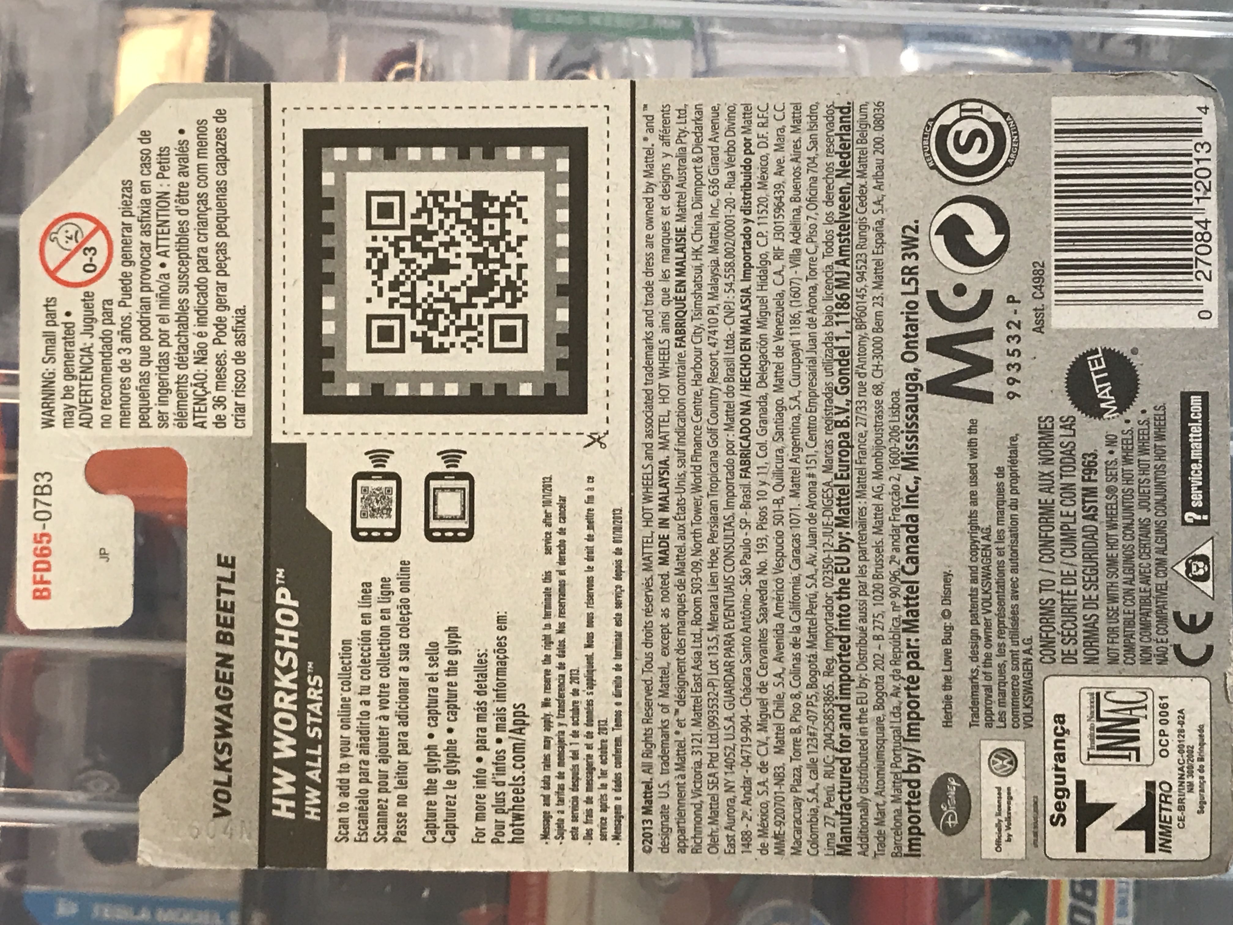 Volkswagen Beetle - 2014 - HW Workshop - All Stars toy car collectible - Main Image 2