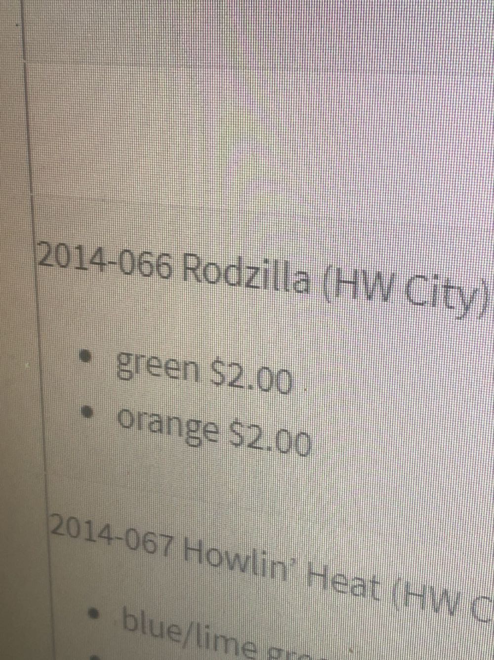 Rodzilla - HW City 2014 - Medieval Rides toy car collectible - Main Image 3