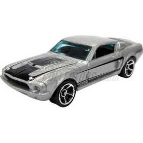 Walmart 1967 Shelby GT-500 Silver - Muscle Mania toy car collectible - Main Image 2