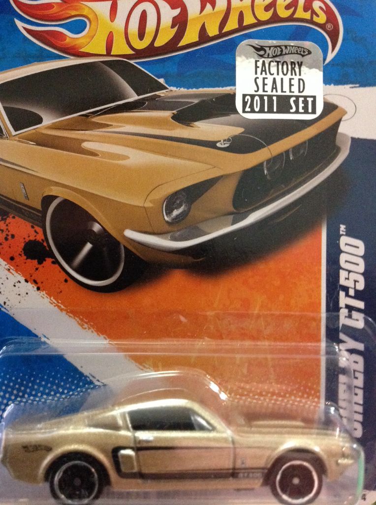 1967 Shelby GT-500 Gold - Muscle Mania toy car collectible - Main Image 1