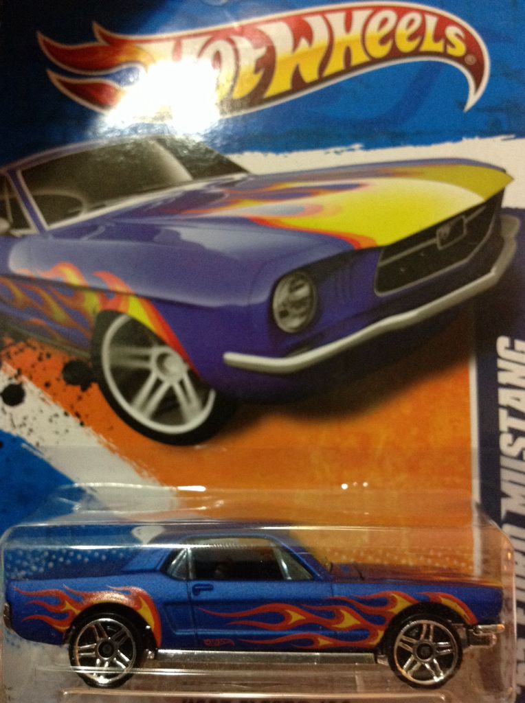 1965 Ford Mustang - 2011 Heat Fleet toy car collectible - Main Image 1