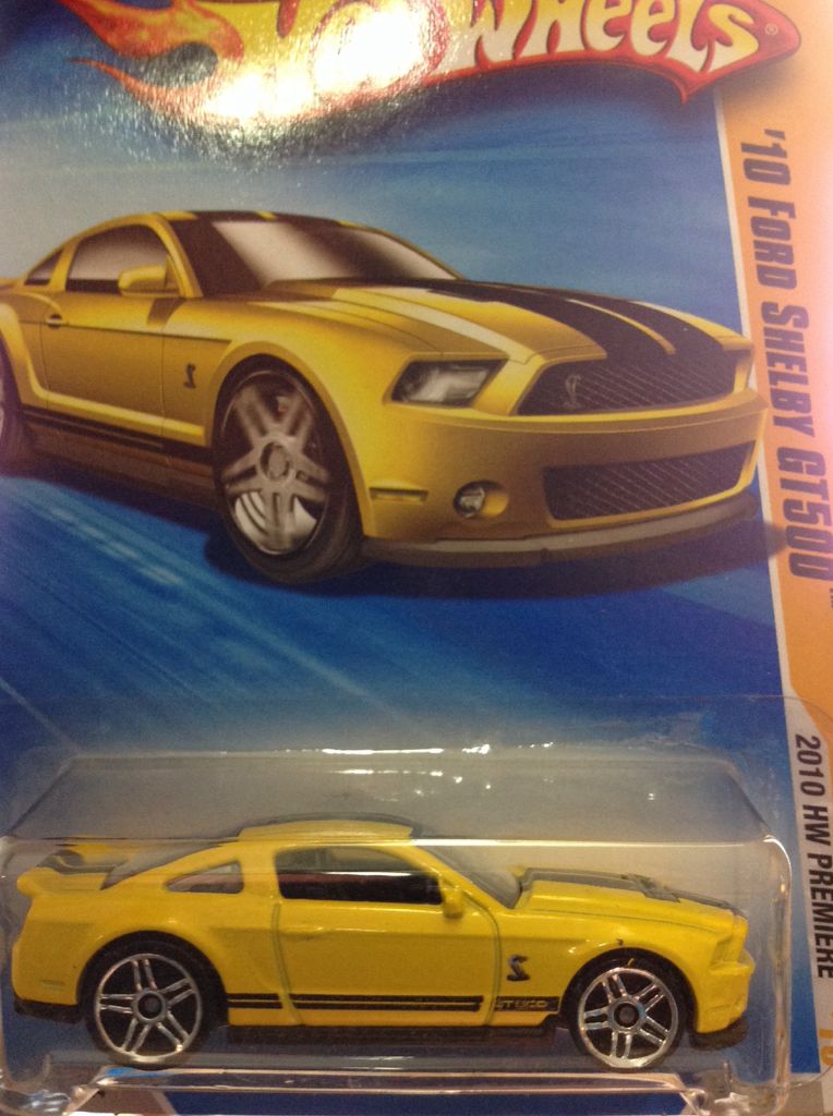 2010 Ford Shelby GT-500 - 2010 Hot Wheels Premiere toy car collectible - Main Image 1