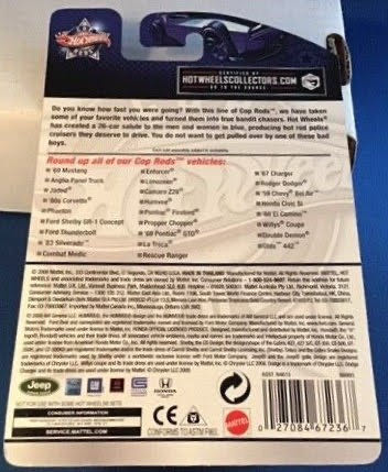 ‘69 Mustang - Cop Rods toy car collectible - Main Image 3