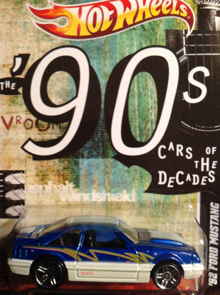 ‘92 Ford Mustang - Cars Of The Decades toy car collectible - Main Image 1