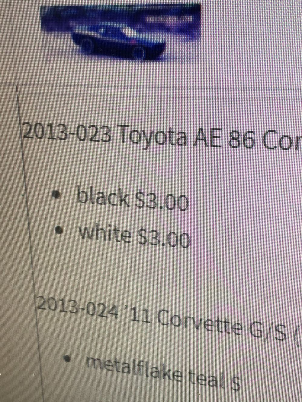 Toyota AE-86 Corolla - 2013 - HW CITY - NIGHT BURNERZ toy car collectible - Main Image 3