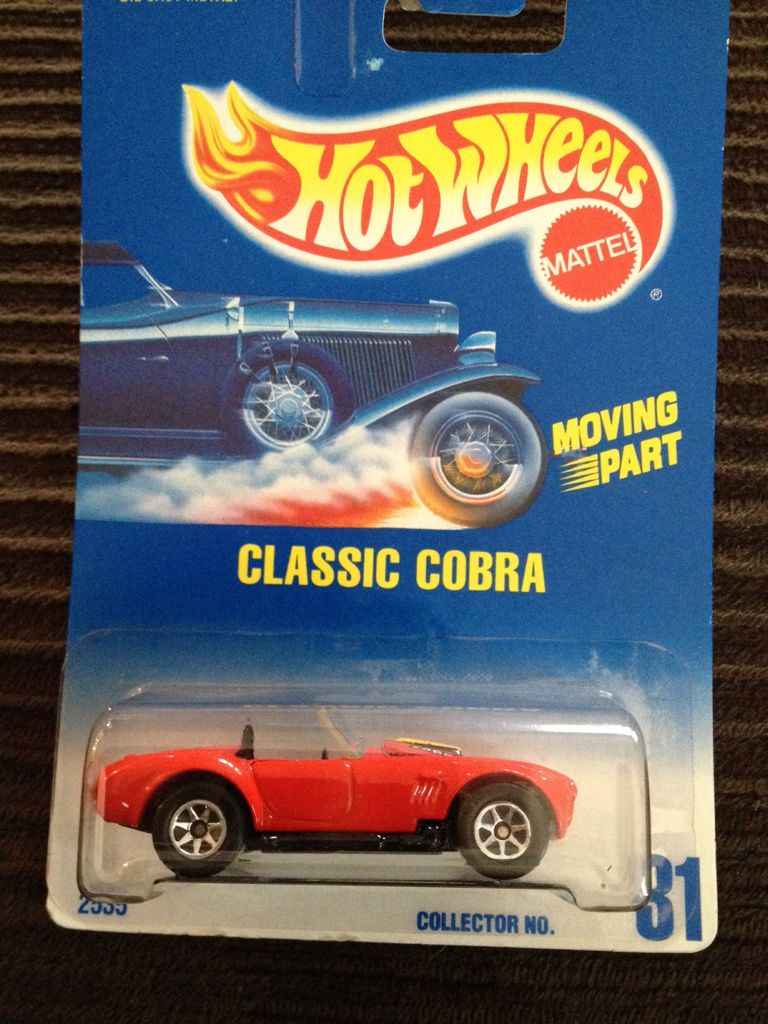 Ford Cobra Classic - Hot Wheels - Moving Part toy car collectible - Main Image 1