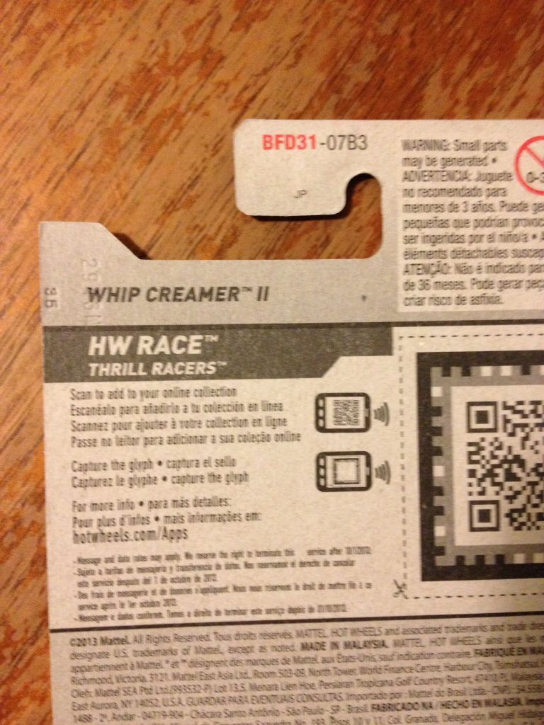 Whip Creamer II - 2014 Hw Race toy car collectible - Main Image 2