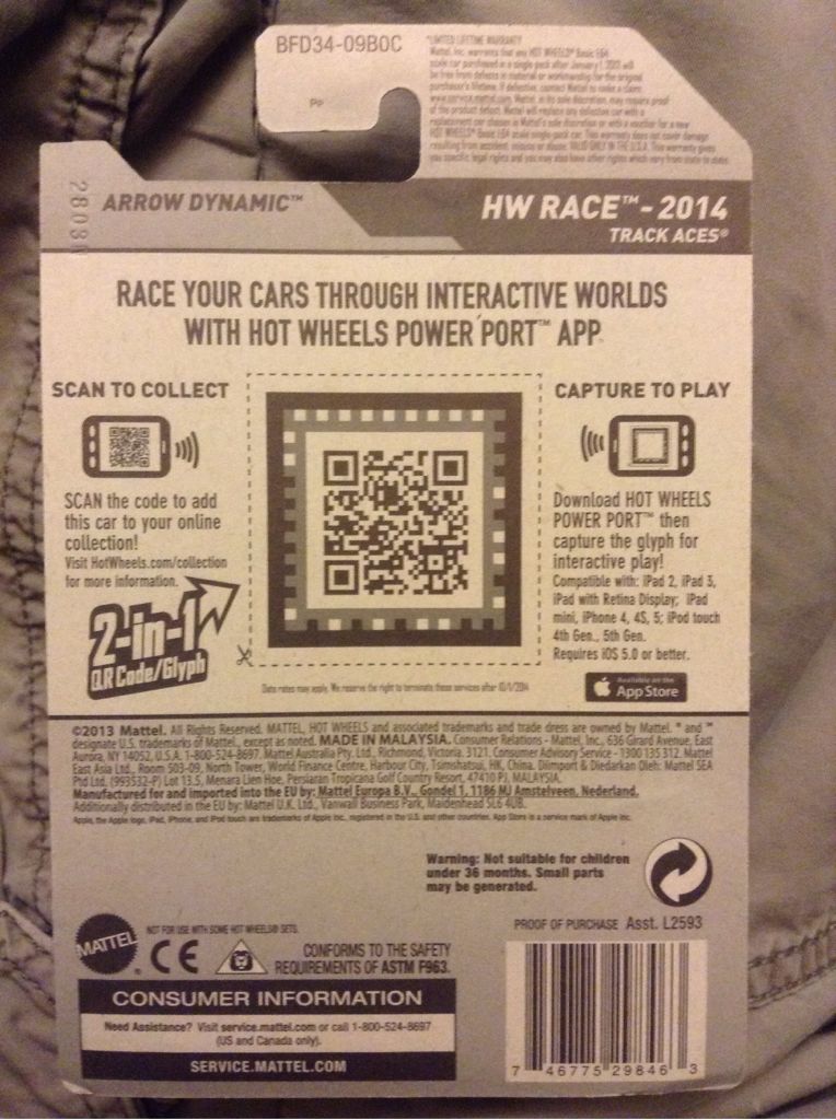 Arrow Dynamic - HW Racing toy car collectible - Main Image 2