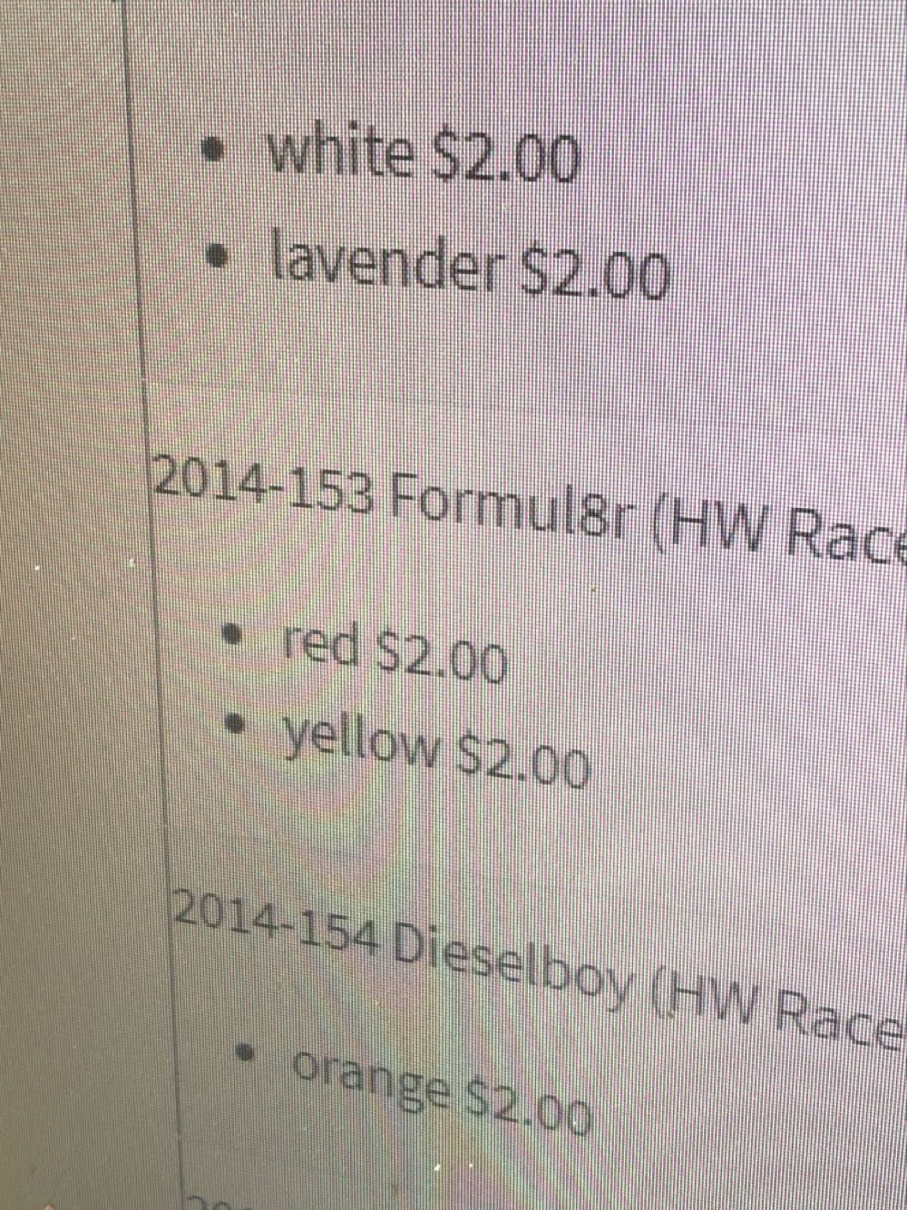 Formul8r - 2014 Hw Race toy car collectible - Main Image 3