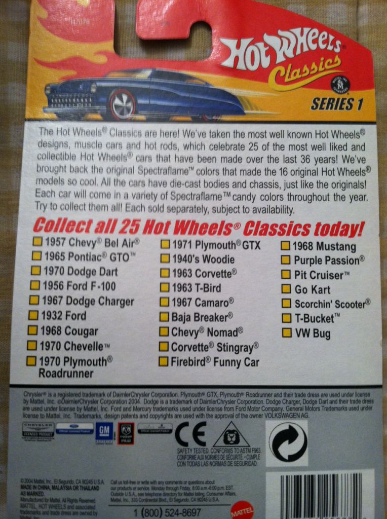 Classics 1967 Camaro - 2004 Classic toy car collectible - Main Image 2