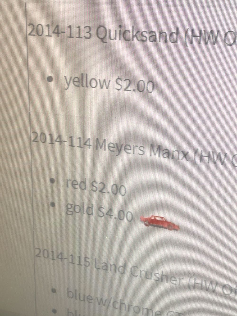 Meyers Manx Loose Red - Charonike VW Collection toy car collectible - Main Image 3