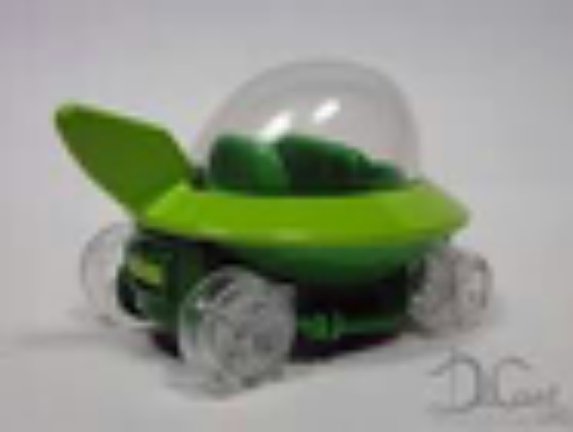 The Jetsons Capsule Car - HW City - 2014 Tooned II toy car collectible - Main Image 2