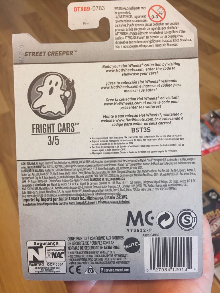 Street Creeper - Fright Cars toy car collectible - Main Image 2