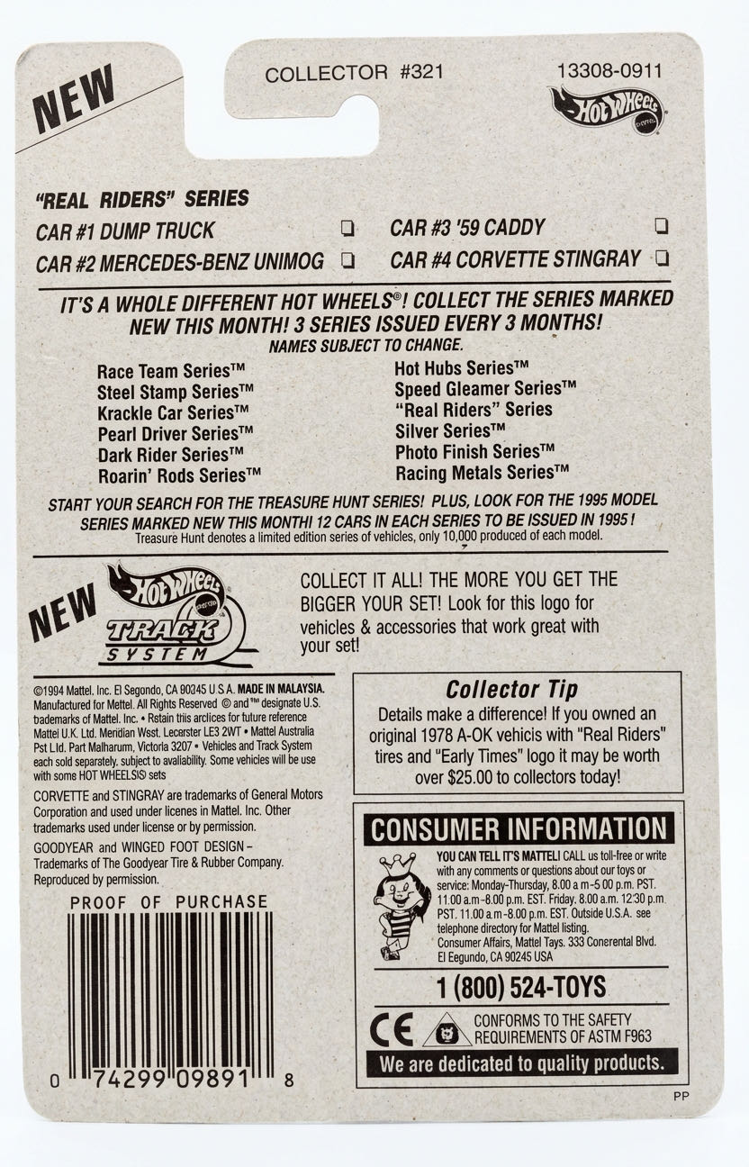 Corvette Stingray - Hot Wheels toy car collectible - Main Image 4