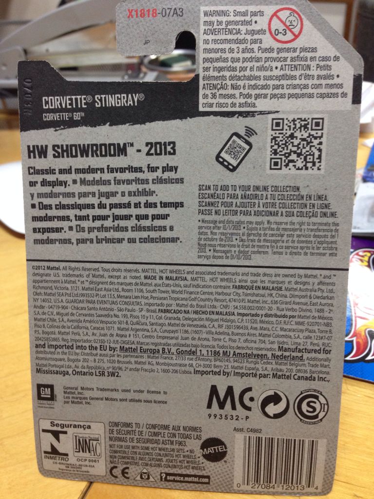 Corvette Stingray Green - 203/250 toy car collectible - Main Image 2