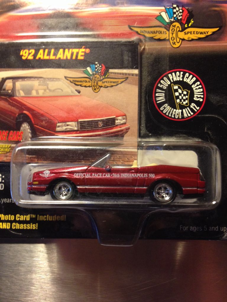 ’92 Allante - Official Pace Cars toy car collectible - Main Image 2