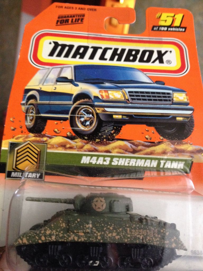*M4A3 Sherman Tank - Matchbox 10 Pack Starter Collection toy car collectible - Main Image 1