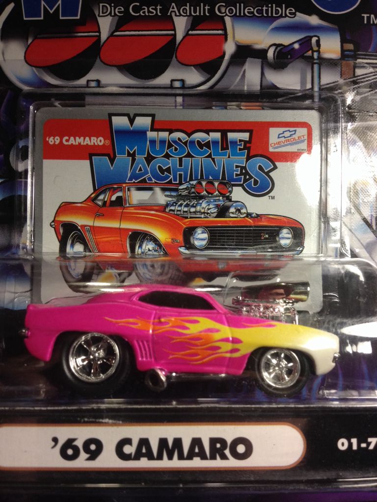 Muscle Machines ’69 Camaro toy car collectible - Main Image 1
