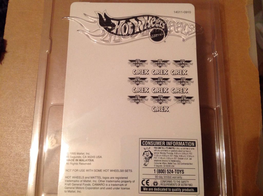 C. Rex Racer - 1995 - Kraft Promo toy car collectible - Main Image 2