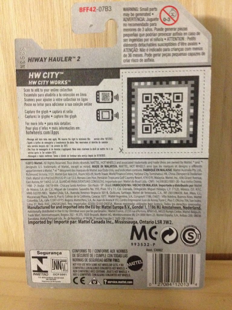 Hiway Hauler 2 - HW - City Works toy car collectible - Main Image 2