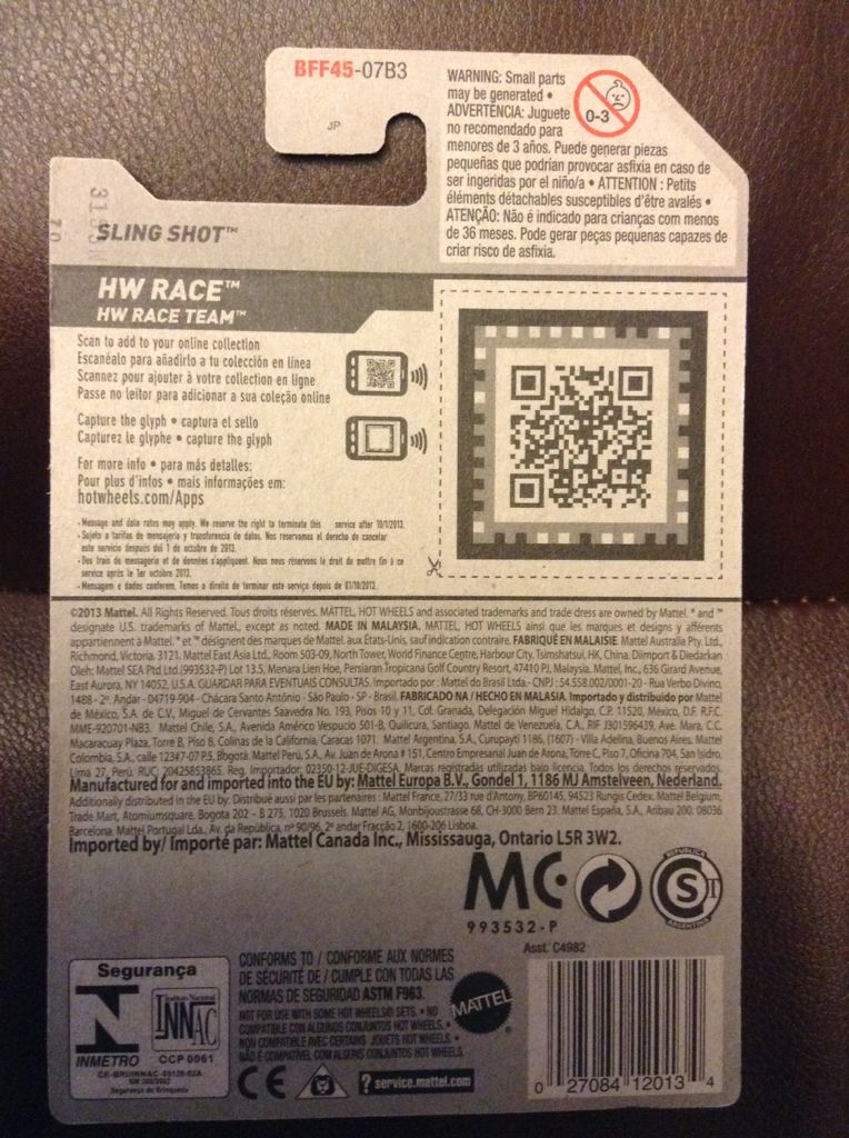 Sling Shot - HW Race - 2014 HW Race Team toy car collectible - Main Image 2