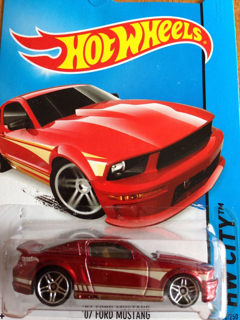 2007 Custom Ford Mustang - HW City: Mustang 50th toy car collectible - Main Image 1