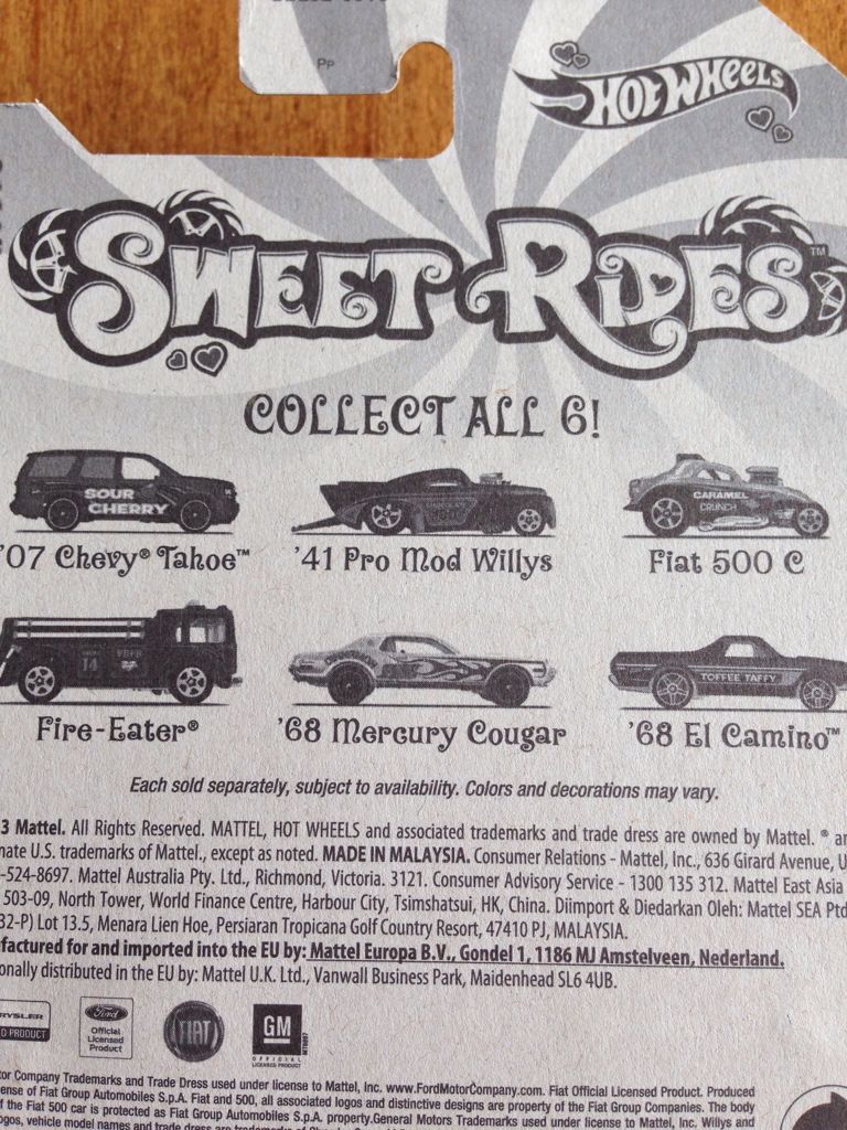 Șet ’07 Chevy Tahoe - Sweet Rides toy car collectible - Main Image 2