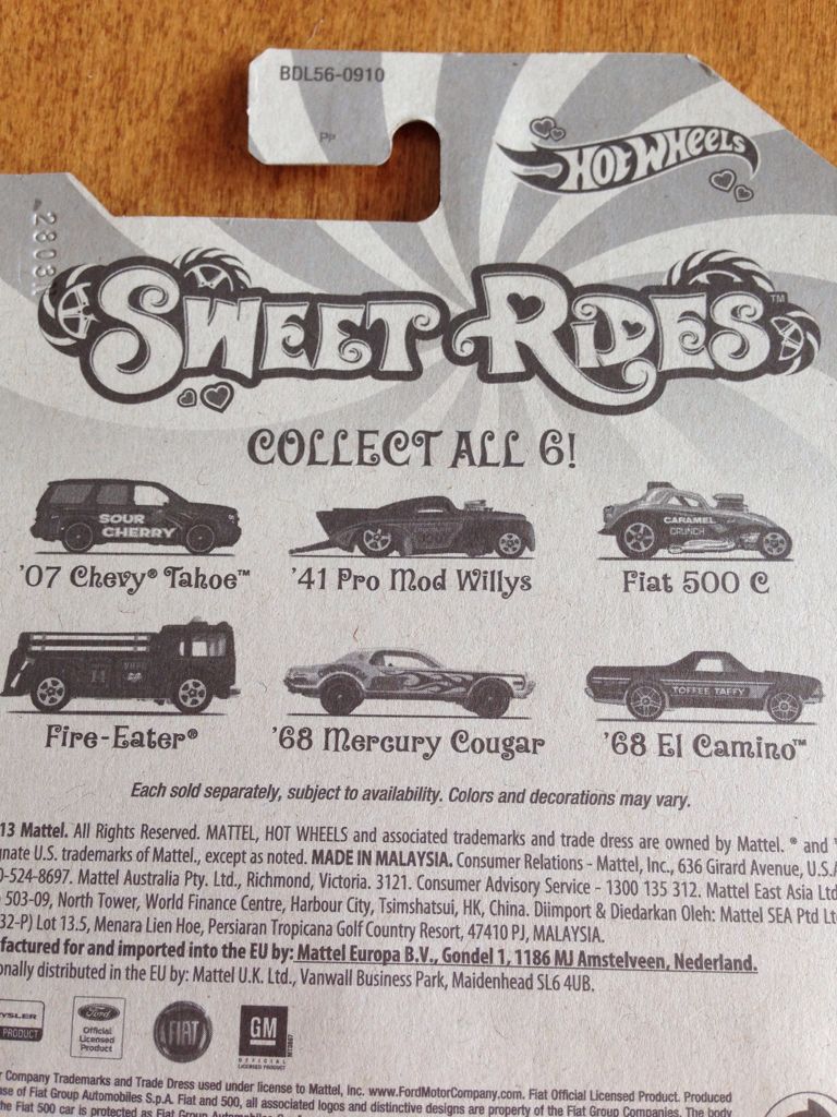 ’68 Mercury Cougar - Sweet Rides toy car collectible - Main Image 2