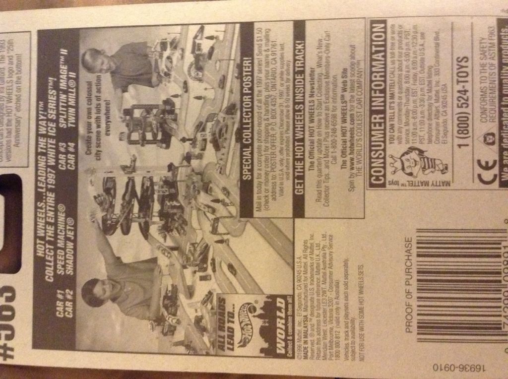 Splittin’ Image 2 - White Ice Series toy car collectible - Main Image 2