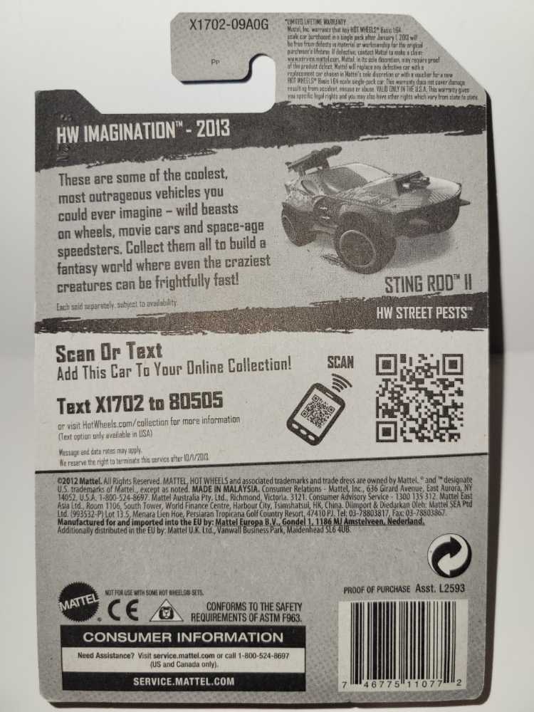 Sting Rod II - HW Imagination toy car collectible - Main Image 4