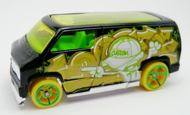 Custom ’77 Dodge Van - HW City toy car collectible - Main Image 2