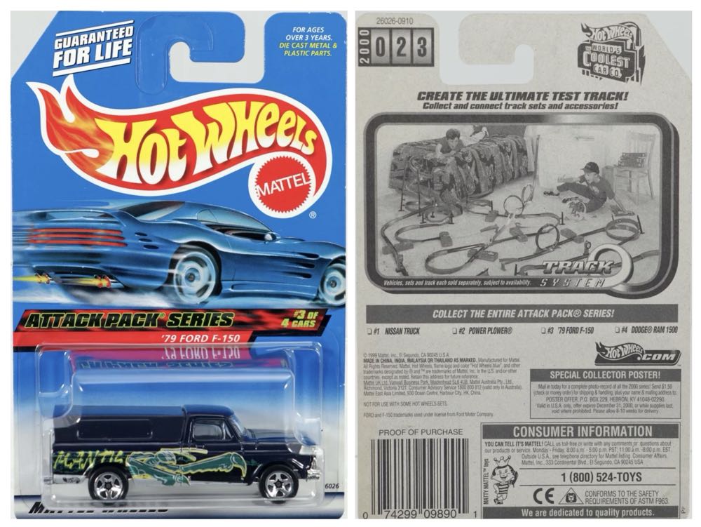 ‘79 Ford F-150 - Attack Pack Series toy car collectible - Main Image 4