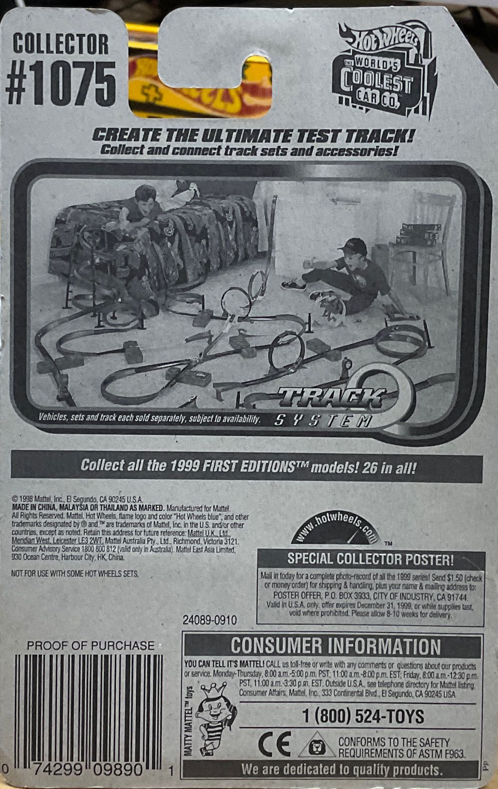 *”Scorchin’ Scooter”, Red & Black, ’Duncans’  toy car collectible - Main Image 3