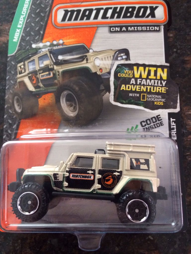 JEEP WRANGLER SUPERLIFT - on a mission toy car collectible - Main Image 1