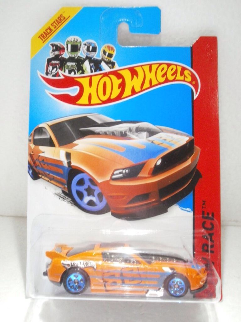 ’13 Ford Mustang GT - HW Race  Track Aces toy car collectible - Main Image 2