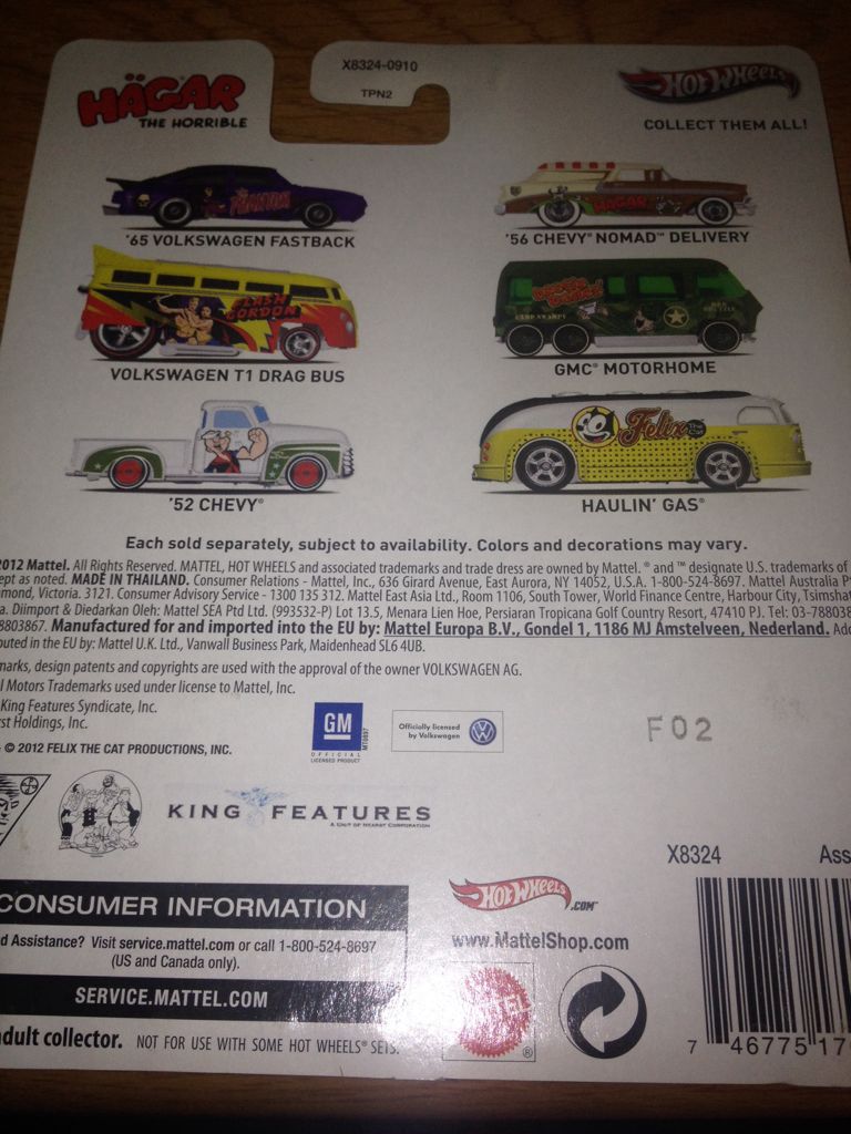 Gmc Motorhome Beetle Bailey - 2012 Real Riders toy car collectible - Main Image 2