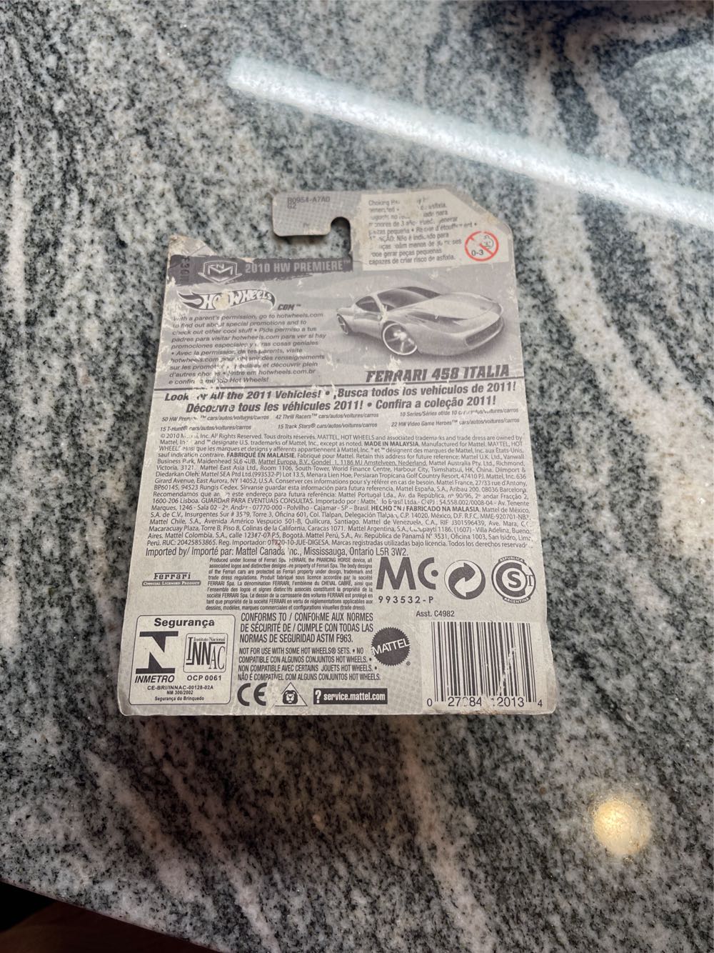 Ferrari 458 Italia  toy car collectible - Main Image 3