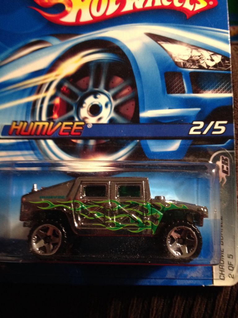 Humvee - 2006 - HW Chrome Burnerz toy car collectible - Main Image 1