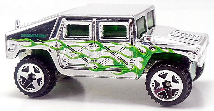 Humvee - 2006 - HW Chrome Burnerz toy car collectible - Main Image 2