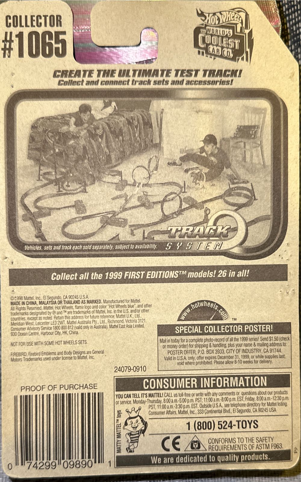 Firebird - 1998 - Hot Wheels toy car collectible - Main Image 3