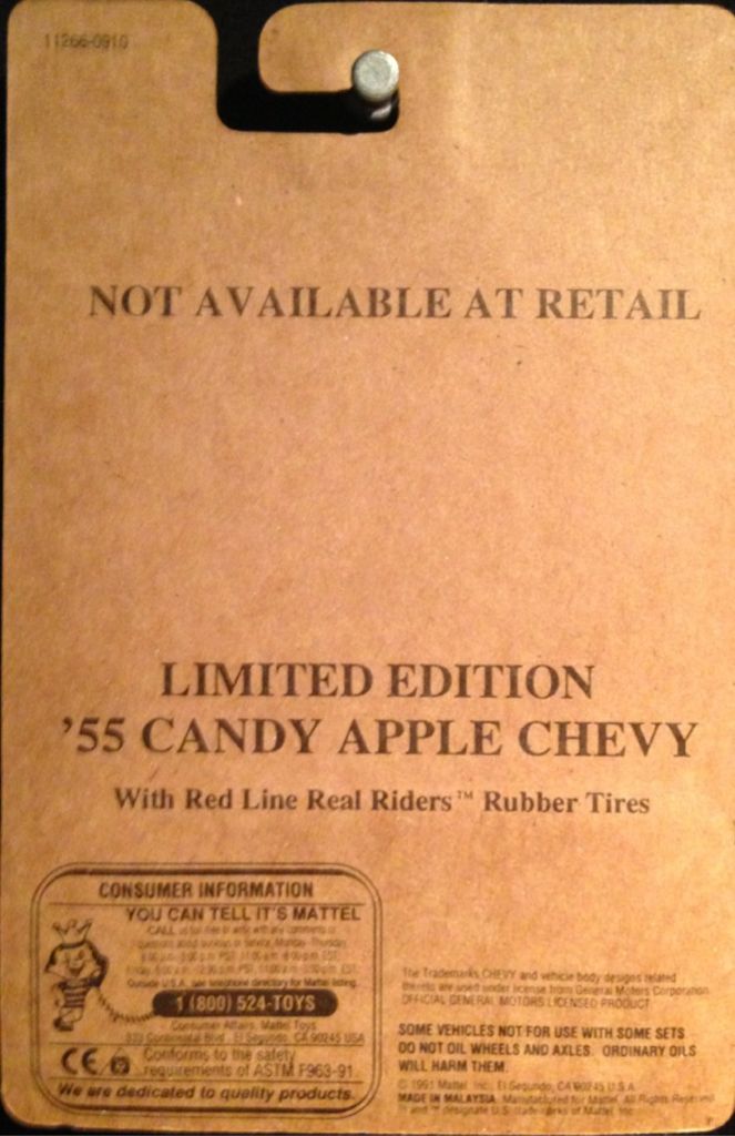 ’55 CANDY APPLE CHEVY - LIMITED EDITION - Not Available At Retail toy car collectible - Main Image 2