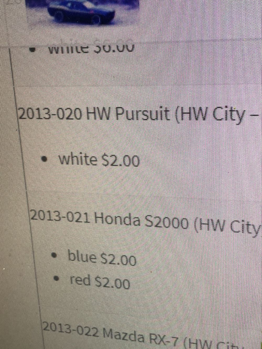 HW Pursuit - HW City toy car collectible - Main Image 3